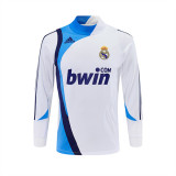 07-08 Real Madrid Retro Training Suit Top/07-08皇马复古上衣