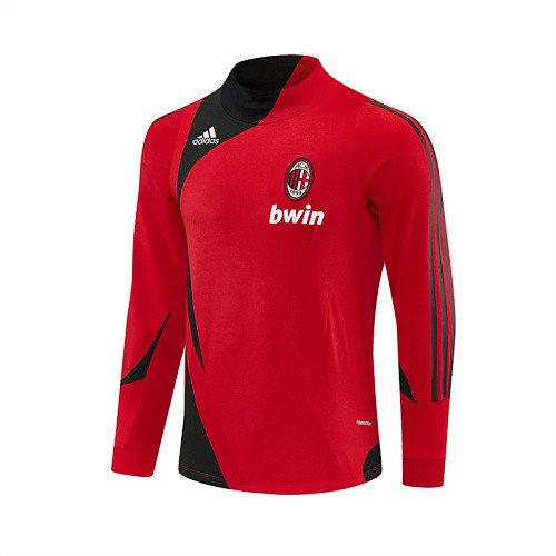 07-08 AC Milan Red Retro Training Suit Top/ 07-08AC米兰复古上衣