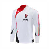 07-08 AC Milan White Retro Training Suit Top/ 07-08AC米兰复古上衣