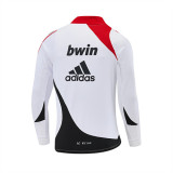 07-08 AC Milan White Retro Training Suit Top/ 07-08AC米兰复古上衣