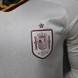 2026 Spain Away Player Long Sleeve Jersey/ 2026 西班牙客场球员长袖