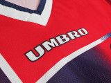 97-98 Norway Home Retro Fans Jersey/97-98挪威主场