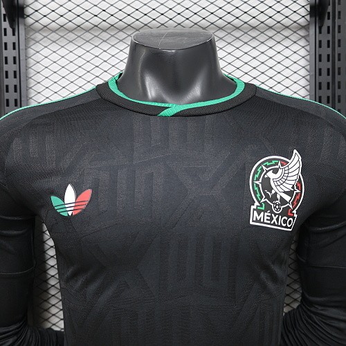 2026 World Cup Mexico Third Player Long Sleeve Jersey/ 2026 墨西哥第二客场球员长袖