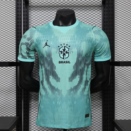 2026 Brazil GoalKeeper Green Player Jersey/2026 巴西守门员绿色球员版