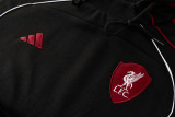 26-27 Liverpool Black hoodie Suit/26-27利物浦带帽卫衣套装