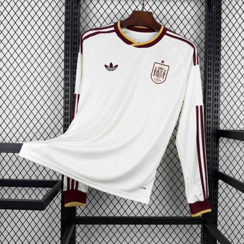 2026 Spain Away Fans Long Sleeve Jersey/ 2026 西班牙客场球迷长袖