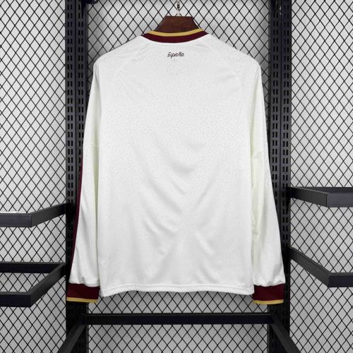 2026 Spain Away Fans Long Sleeve Jersey/ 2026 西班牙客场球迷长袖