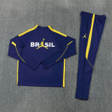 2026 Brazil Training Suit/2026巴西宝蓝色半拉训练服