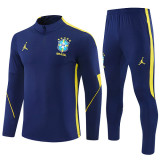 2026 Brazil Training Suit/2026巴西宝蓝色半拉训练服