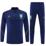 2026 Brazil Training Suit/2026巴西宝蓝色半拉训练服