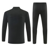 26-27 Real Madrid Training Suit/ 25-26皇马全黑半拉训练服