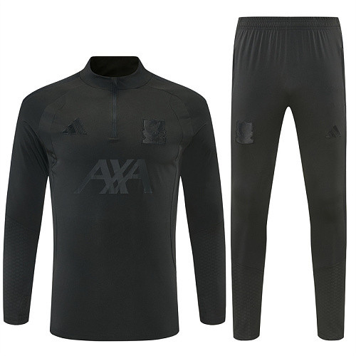 26-27 Liverpool Black Training Suit/ 26-27利物浦全黑训练服