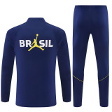 2026 Brazil Training Suit/2026巴西宝蓝色半拉训练服