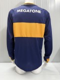 06-07 Boca Juniors Home Long Sleeve Retro Jersey/06-07博卡主场长袖