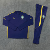 2026 Brazil Training Suit/2026巴西宝蓝色半拉训练服