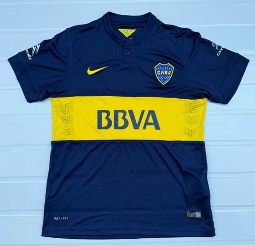 14-15 Boca Juniors Home Retro Jersey/14-15博卡主场