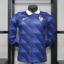 2026 France Home Player Long Sleeve Jersey/2026 法国主场球员版长袖