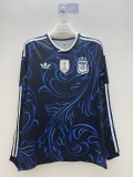 2026 Argentina Away Fans Long Sleeve Jersey/2026阿根廷客场长袖,球迷版
