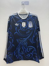 2026 Argentina Away Fans Long Sleeve Jersey/2026阿根廷客场长袖,球迷版