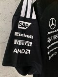2026 F1 Mercedes Black T-shirt /2026 F1梅赛德斯黑色衣服