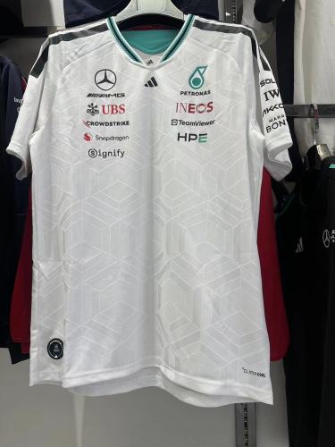2026 F1 Mercedes White T-shirt /2026 F1梅赛德斯白色衣服