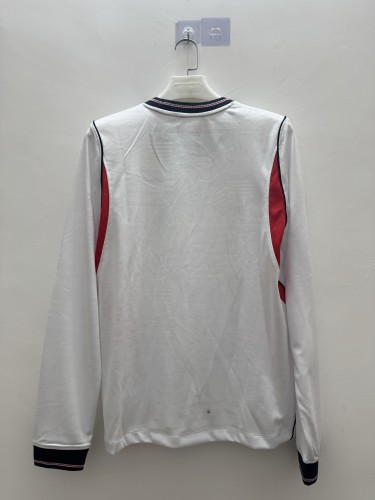 2026 England Home Fans Long Sleeve Jersey/2026英格兰主场长袖,球迷版