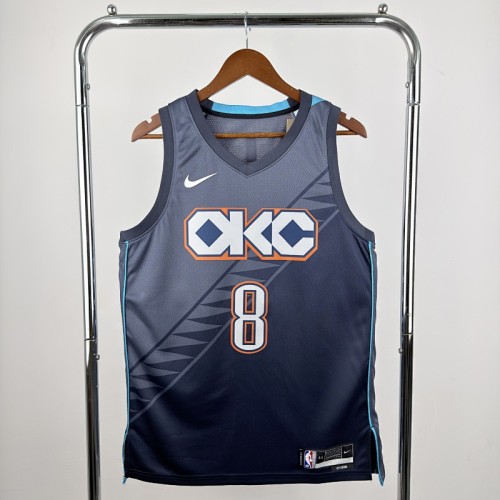 2026 Oklahoma City Thunder City Edition WILLIAMS #8 NBA Jersey