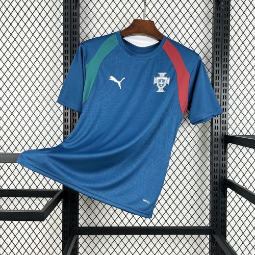 2026 Portugal Blue Training Jersey/2026 葡萄牙宝蓝训练服