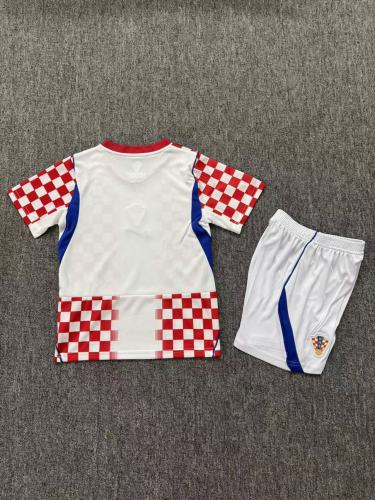 2026 Croatia Home Kid Kit/2026克罗地亚主场童装