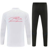 26-27 PSG White Training Suit/ 26-27PSG巴黎半拉训练服