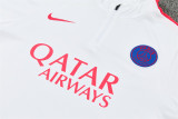 26-27 PSG White Training Suit/ 26-27PSG巴黎半拉训练服