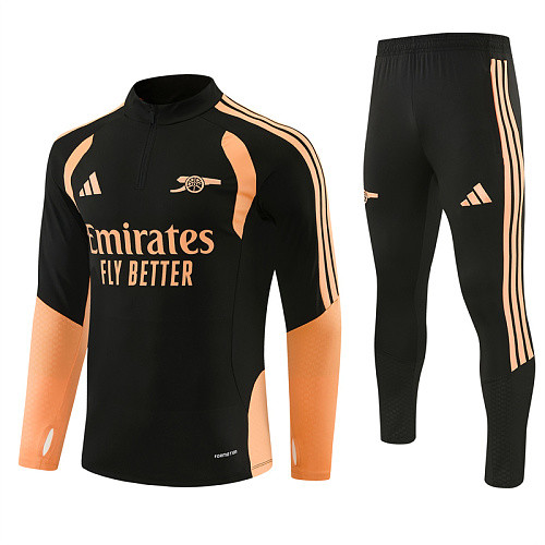 26-27 Arsenal Black Training Suit/26-27阿森纳半拉训练服