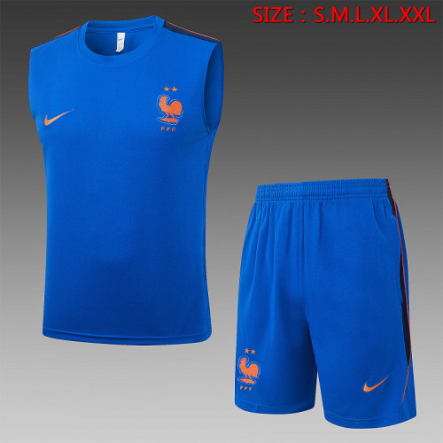 2026 France Training Vest Suit/2026法国无袖背心训练服