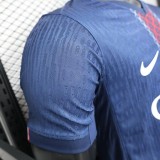 25-26 PSG Home Player 1 Star Jersey with UEFA Final Game Detail/ 25-26巴黎PSG主场球员版一星欧冠决赛版