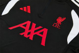 26-27 Liverpool Training Suit/ 26-27利物浦黑色半拉训练服