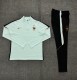 2026 France Training Suit/2026法国浅绿色半拉训练服