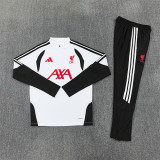 26-27 Liverpool White Training Suit/ 26-27利物浦白色半拉训练服