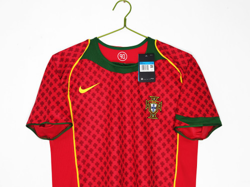 2004 Portugal Home Retro Jersey/2004 葡萄牙主场