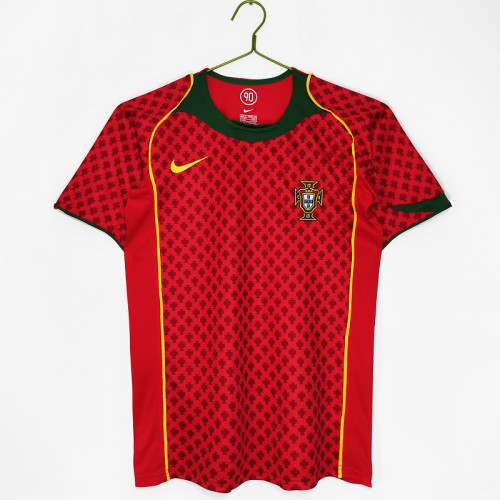 2004 Portugal Home Retro Jersey/2004 葡萄牙主场