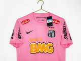 2013 Santos Pink Retro Jersey/2013桑托斯粉色衣服