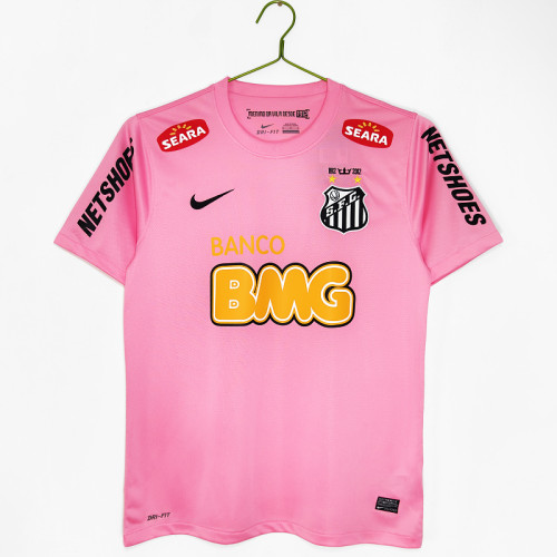 2013 Santos Pink Retro Jersey/2013桑托斯粉色衣服
