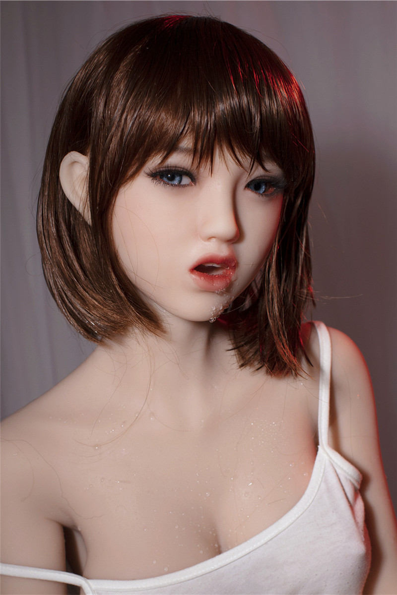 Sanhui Doll 145cm/4ft8 D-cup Silicone Sex Doll with Head #Mila