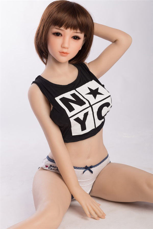 Sanhui Doll 156cm/5ft1 E-cup Silicone Sex Doll with Head #Mei