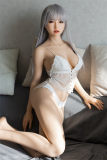 Sanhui 160cm/5.25ft C-cup AIO Seamless Neck Silicone Ultra Realistic Sex Doll #23