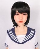 Sanhui Doll 145cm/4ft8 A-cup Silicone Sex Doll with Head #Yuki