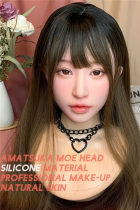 AV idol Amatsuka Moe Real Girl Doll Silicone head M16 bolt with professional make-up option