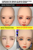 Real Girl Doll R5 TPE head M16 bolt with professional make-up option white skin