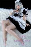 Top Sino Doll & Level-D combo Full Silicone Sex Doll 148cm/4ft8 E-cup Madoromi Head RRS Makeup Selectable