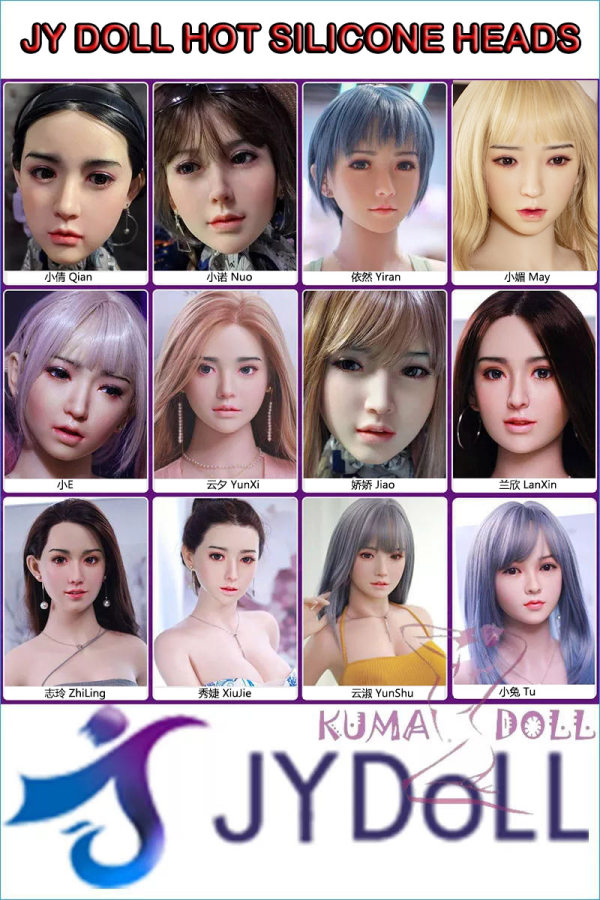 JY Doll Silicone heads with S class makeup option (Silicone head only)
