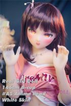 Real Girl Anime style TPE love doll 146cm/4ft8 B-cup #A5 head